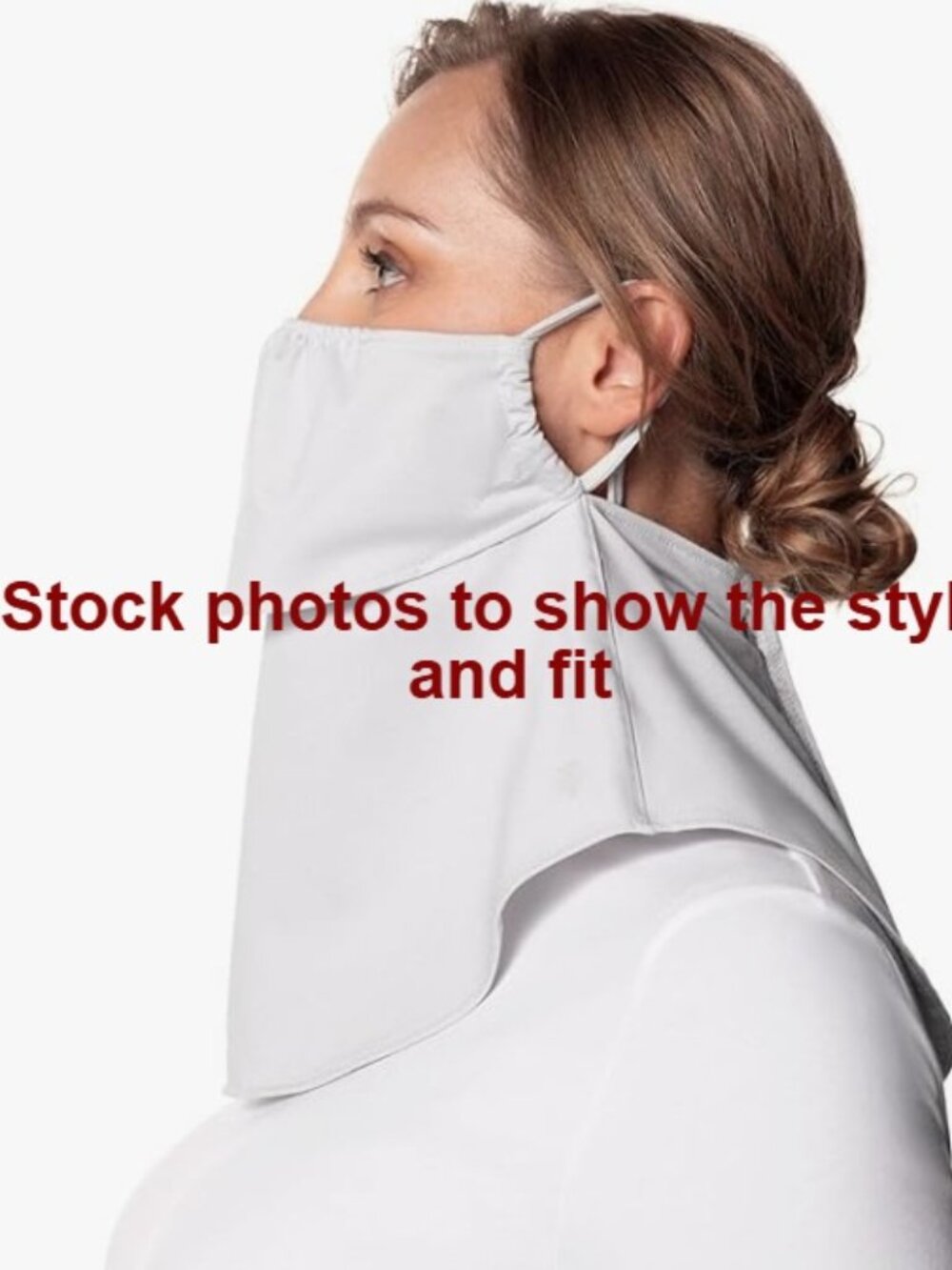 Coolibar UV Face Mask with Neck Coverage - UPF 50+ Sun Protection - Beige